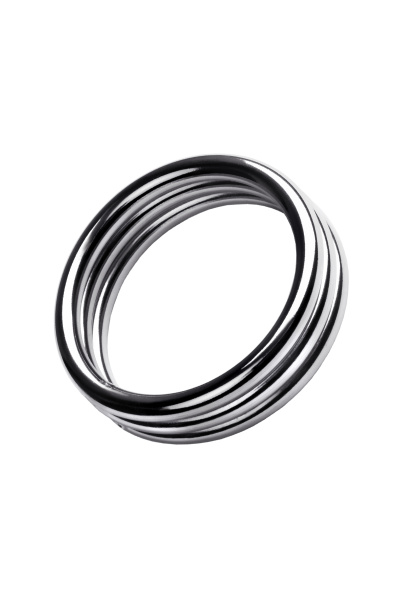Кольцо на пенис,TOYFA Metal, металл,серебристое,  4,5 см