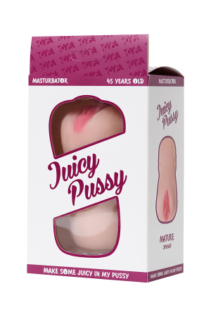Мастурбатор реалистичный TOYFA Juicy Pussy, Mature, возрастная серия 45 летняя