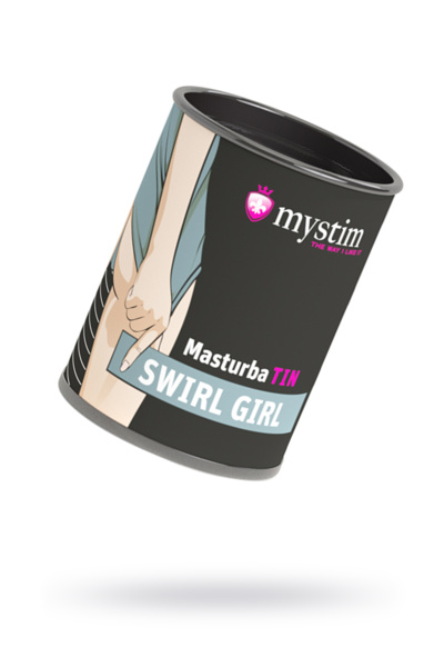 Мастурбатор Mystim Masturbatin Swirl Gir, белый, 4,5 см