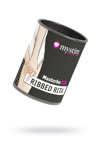 Мастурбатор Mystim Masturbatin Ribbet Ritay, белый, 4,5 см