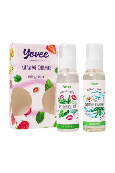 Набор гелей-смазок Yovee ""Набор для любви""«Ягодное искушение»+«Интенсивное увлажнение»,2х100