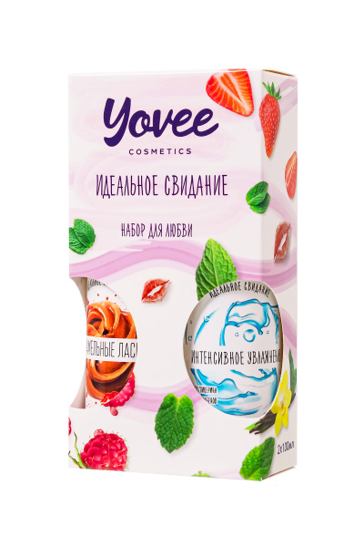 Набор гелей-смазок Yovee ""Набор для любви""«Интенсивное увлажнение»+ «Карамельные ласки»,2х100