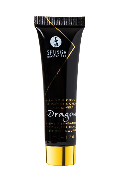 Крем-лубрикант для мужчин Shunga «Дракон» (Dragon), эффект «ледяного огня», 7 мл