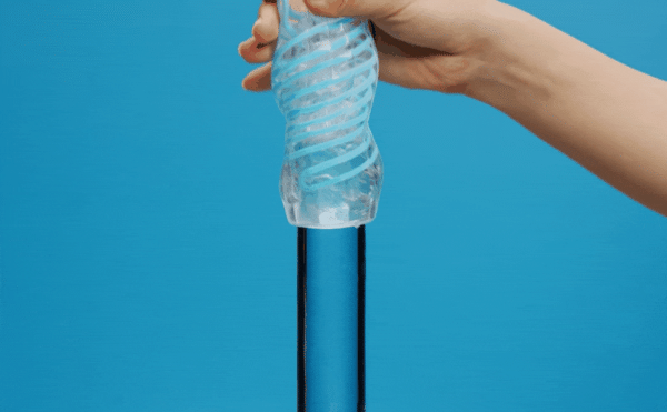 Мастурбатор нереалистичный Tenga Spinner Pixel ТПЭ,мятный,13см