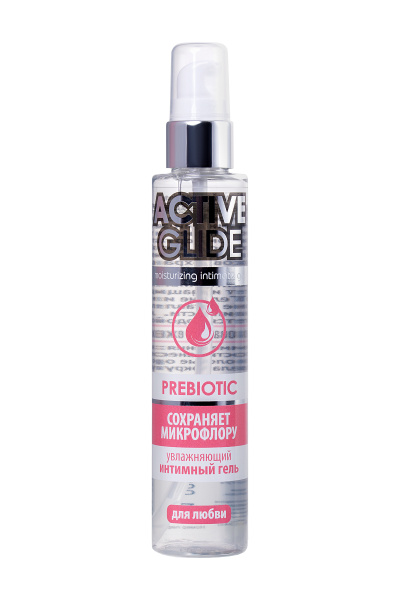 Увлажняющий интимный гель ACTIVE GLIDE PREBIOTIC, 100 мл
