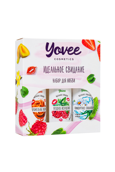 Набор гелей-смазок Yovee для любви(Комфортное скольжение+Карамельные ласки+Ягодное искушение)3х50 мл