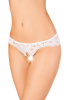 Трусики эротические Erolanta Lingerie Collection кружевные белые,S