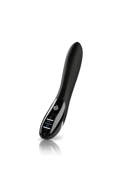 Вибратор Mystim Electric Eric силиконовый с электростимуляцией, черный, 27 см