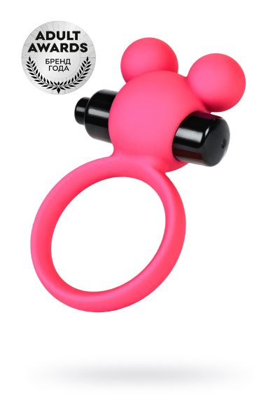 Виброкольцо на пенис TOYFA A-Toys PIKLE, розовое, 6,9 см, Ø 3,1см