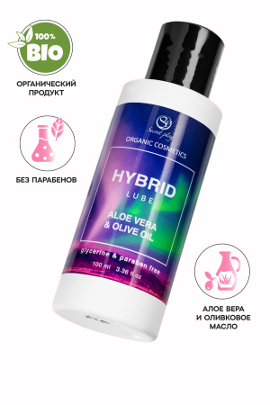 Органический гибридный гель SECRET PLAY Алое вера и оливковое масло, 100 мл