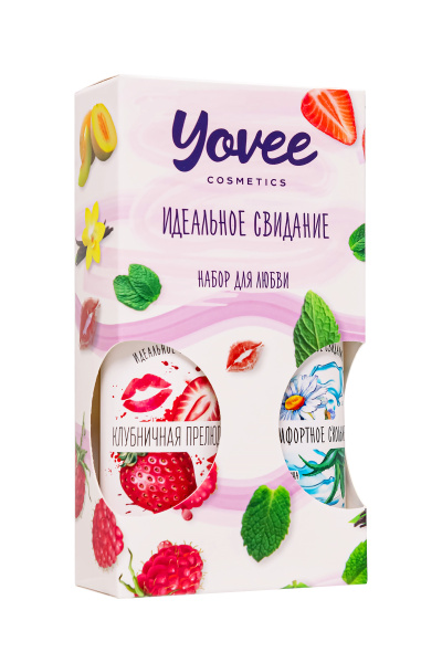 Набор гелей-смазок Yovee ""Набор для любви""«Клубничная прелюдия»+«Комфортное скольжение»,2х100 