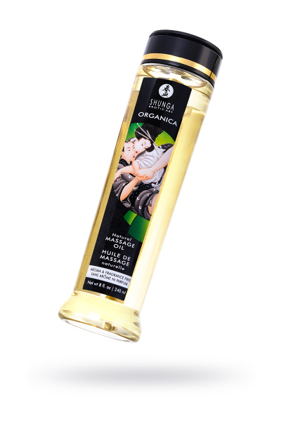 Массажное масло  возбуждающее Shunga Organica Fragrance Free 250 мл