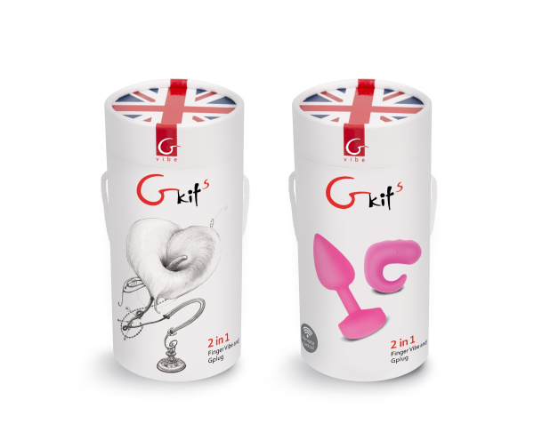 Набор анальная пробка+кольцо Fun Toys  Gvibe Gkit 