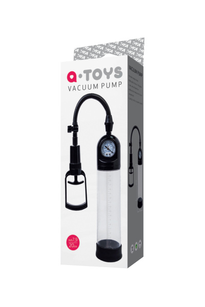 Помпа вакуумная TOYFA A-Toys, силикон, прозрачный, 20 см