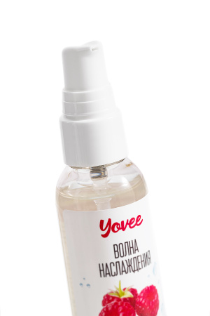 Съедобная гель-смазка  Ёви «Волна наслаждения» со вкусом малины, 50 мл