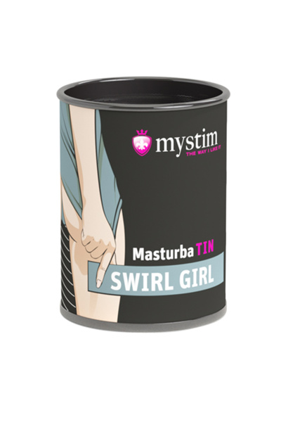 Мастурбатор Mystim Masturbatin Swirl Gir, белый, 4,5 см