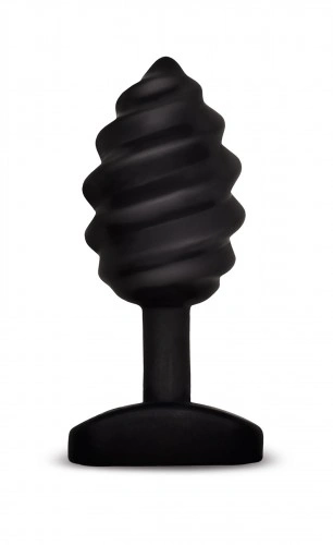 Вибровтулка анальная витая  Fun Gplug Twist - Mystic Noir 