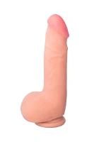 Вибратор с пультом ДУ RealStick Elite Vibro, TPR, телесный, 10 режимов вибрации, 16 см